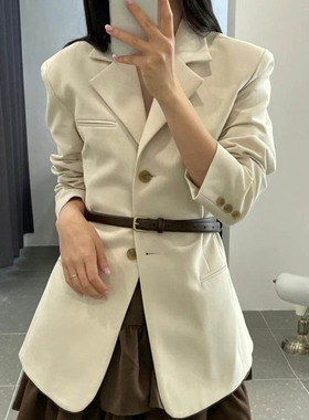 2026年春秋季新款时尚显瘦西装外套女