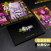 西家高档小批量西式 信封定制商务logo烫金信封信纸高级感印刷订制