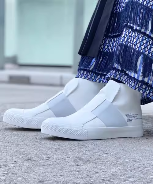 zucc@定番 | 山系vintage冈山小众软底高帮男女同款小白鞋休闲鞋