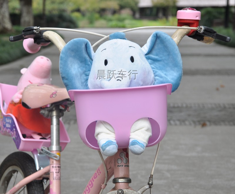 新款儿童自行车娃娃专用车篮