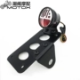 Phụ kiện xe máy Harley xe máy sửa đổi mát mẻ màu đen nhôm đèn hậu bên giấy phép hướng dẫn biển số sửa đổi đèn phanh - Đèn xe máy đèn xe máy dream