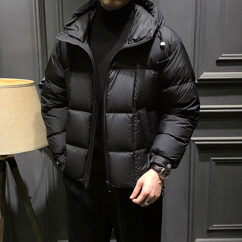 tnnc90鸭绒男士高级连帽羽绒服