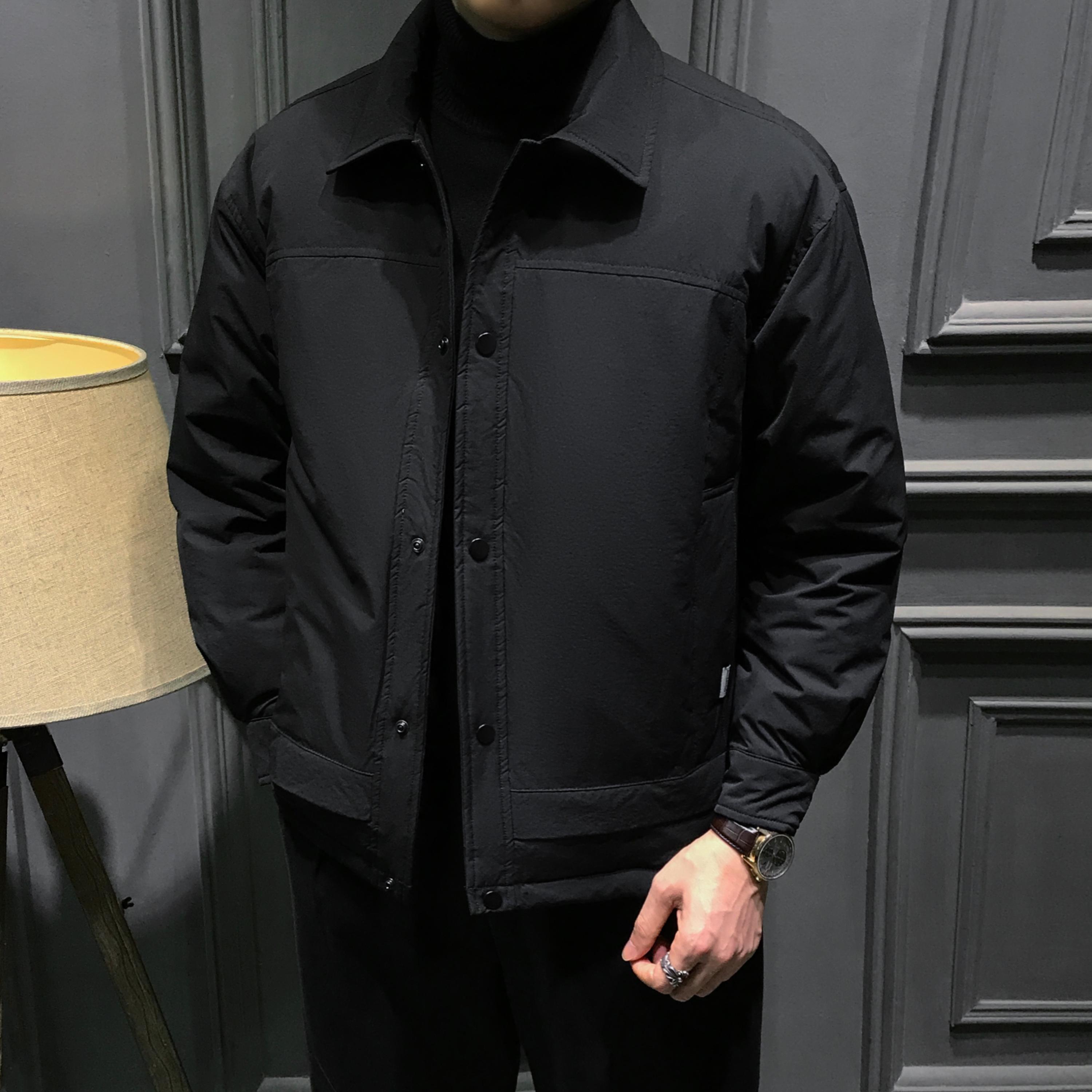 tnnc男士高级行政夹克羽绒服