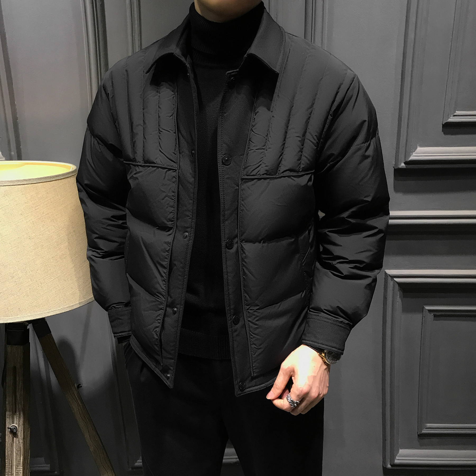 tnnc男士高级帅气羽绒服