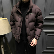 冬季90鹅绒羽绒服男士2025新款高端立领加厚外套秋冬爆款商务夹克