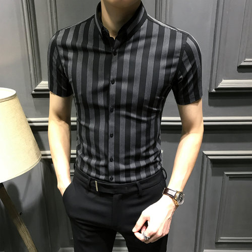 tnnc男士高级短袖衬衫