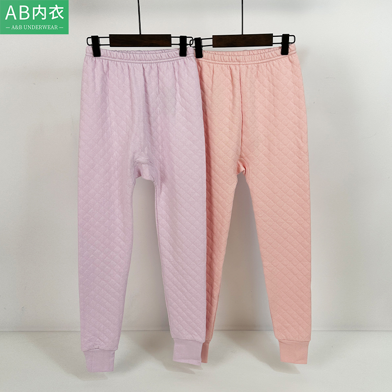 AB内衣女童秋冬纯棉加厚保暖裤
