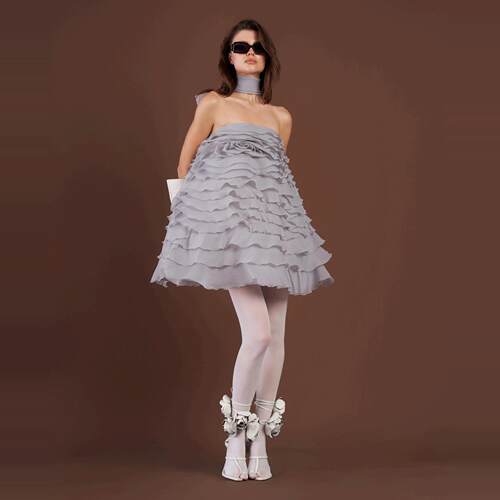 正品授权DATT 25ss HYDRAE BLOOM连衣裙