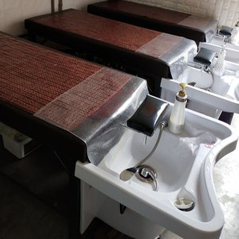 洗头床隔水垫保护软胶垫理发店防水薄膜垫洗头床防水垫透明垫胶