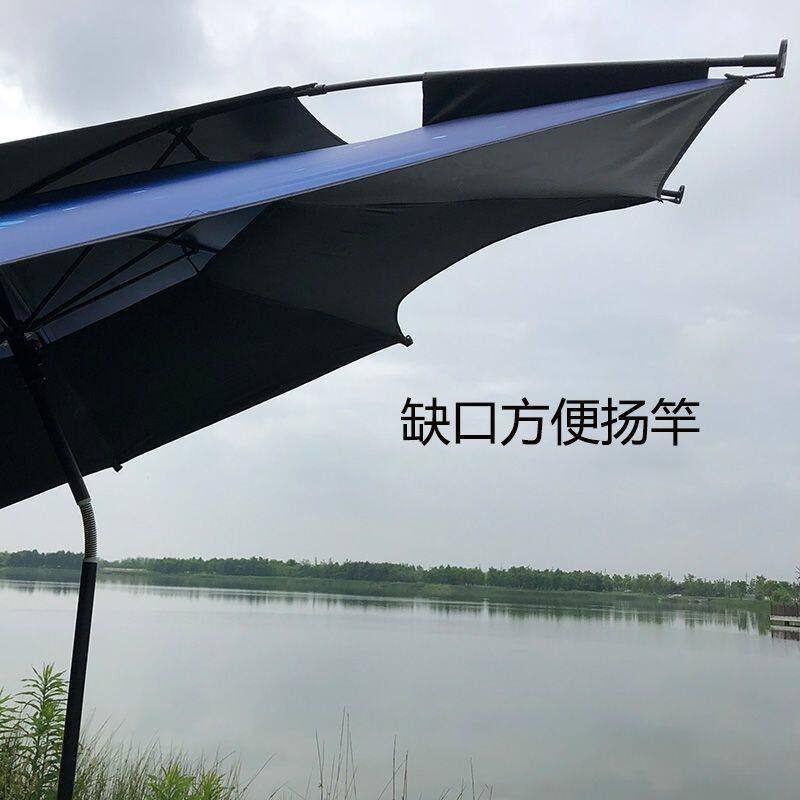 黑胶2.2 2.4米钓鱼伞大钓伞2022年新款万向防晒户外遮阳垂钓雨i.