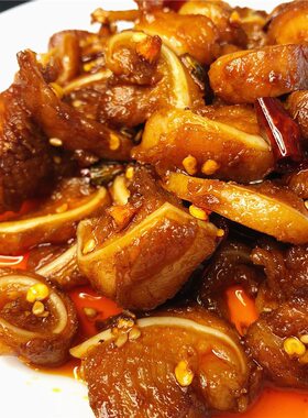香辣脆骨月牙瘦肉卤味私房菜