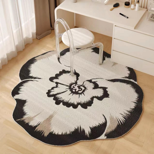 地毯黑白小香风客厅床边毯轻奢ins北欧卧室衣帽间脚垫化妆间地垫,居家布艺,地毯,淘宝优惠券,粉丝福利购,淘宝优惠卷