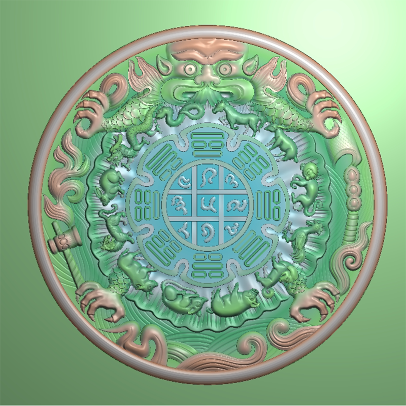 精雕图 灰度图 浮雕图 做图制礼品/工艺品/饰品设