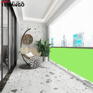 Tewango 草绿色阳台安全隐私围栏网庭院栏杆栅栏防水围栏布
