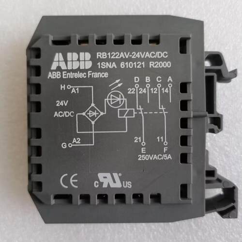 全新原装进口ABB端子式继电器 RB122AV-24VAC/DC 1SNA610121R询价