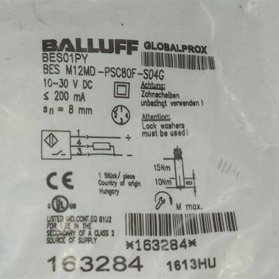 BES01PY/BES M12MD-PSC80F-S04G全新正品原装传感器保真