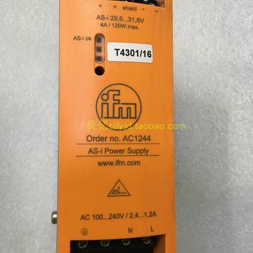 拆机 IFM AC1244 45128 电源 29.6V-31.6V 4A询价