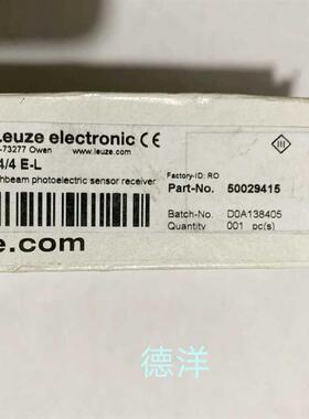 Leuze全新 劳易测光电传感器LS 64/4 E-L 50029415原装正品询价