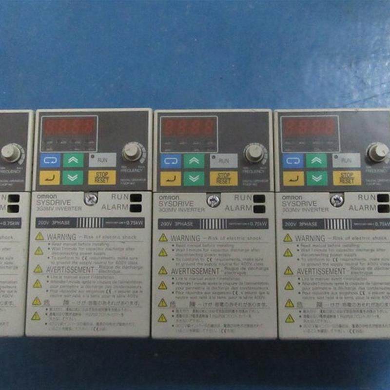 原装拆机变频器 3G3MV-A2004 220V 0.4KW 400W包好保修 质保询价
