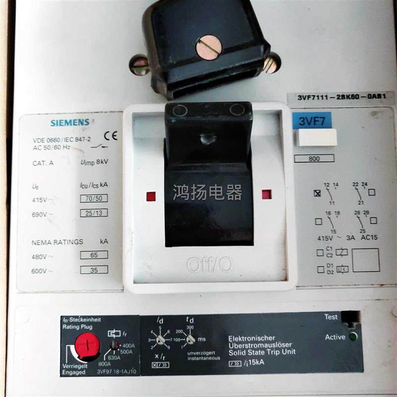 西门子 3VF7111-2BK60-0AB1 3P 800A询价