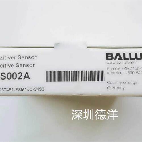 BALLUFF巴鲁夫接近开关BCS002A BCS M08T4E2PSM15CS49G全新原询价