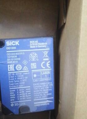 全新德国SICK OD1000-6001R15 距离传感器1075638 原装正品现询价