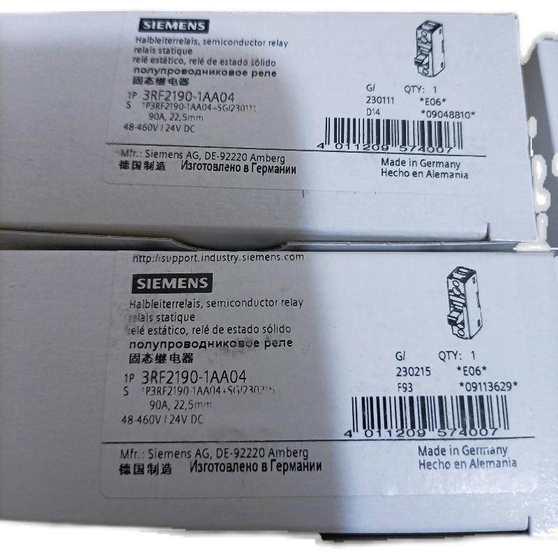 3RF2190-1AA04西门子固态继电器全新原装正品现货询价