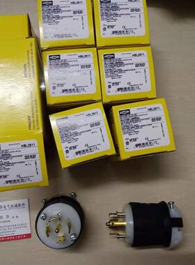 美国HUBBELL插头HBL7464V HBL7465V CS8164C CS8175 HBL2416询价