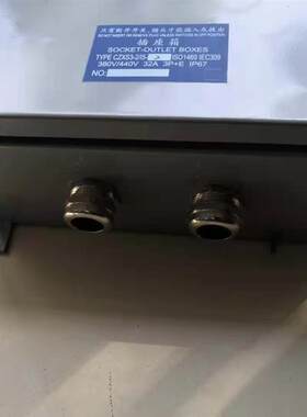 船舶双联冷藏集装箱电源插座箱CZXS3-2/I5 440V 32A 3P+E询价