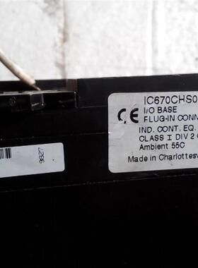 GE FANUC模块 IC670ALG630-JA 带底座IC670CHS003E   议价询价