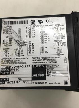 原装拆机 横河YOKOGAWA 温度控制器 UP550-01询价