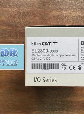 全新德国BECKHOFF倍福PLC端子模块 EL1809, EL2809 正品