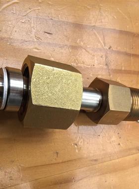 适用Unitor/DREW/国产氮气瓶检漏氧气乙炔冷剂接头DIN477询价