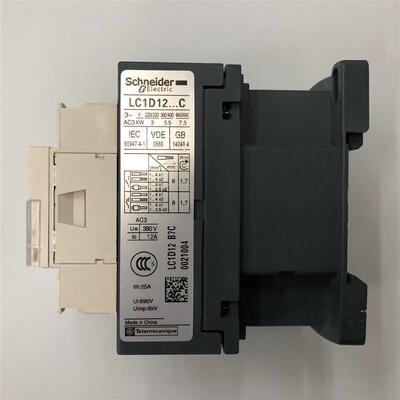 原装正品LC1D12B7C AC24V 50/60Hz施耐德三级交流接触器询价