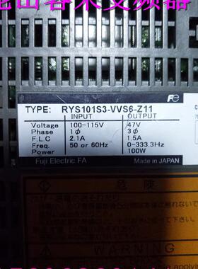 RYS101S3-VVS6-Z11 伺服驱动器 100w 100-115V 测试包好询价