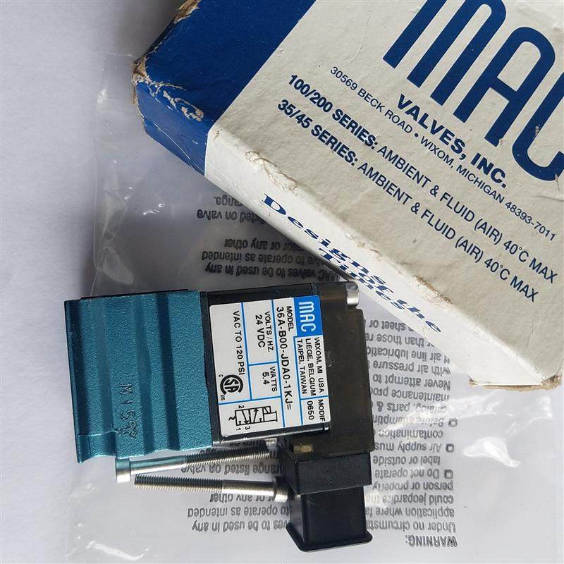 现货销售美国MAC电磁阀36A-B00-JDA0-1KJ=询价