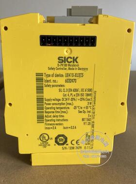 原装 SICK施克UE410-XU安全继电器 UE410-XU3T5 6032470 现货询价