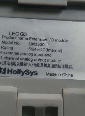HollySys -LEC G3   LM3330成色很好HOLLIAS-LEC G3询价