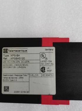 全新原装正品施耐德安全继电器XPS-BA XPSBA5120询价