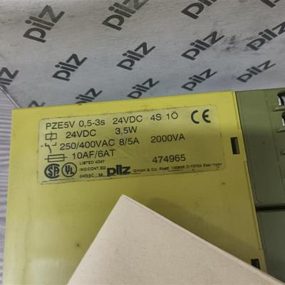 皮尔兹pilz安全继电器 474965 PZE 5V 3S 24VDC PZE5V议价询价