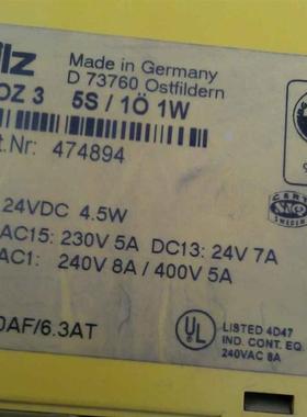 PIIZ PNOZ3 5S/10     议价询价