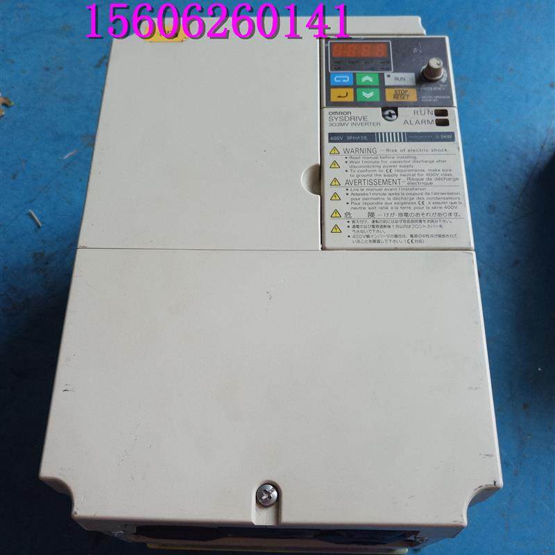 原装拆机欧姆龙变频器 3G3MV-A4055 380v 5.5kw 测试包好询价