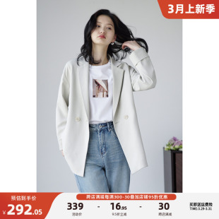 网红休闲西装 小个子英伦风设计感 小西服女上衣短款 外套女春秋韩版