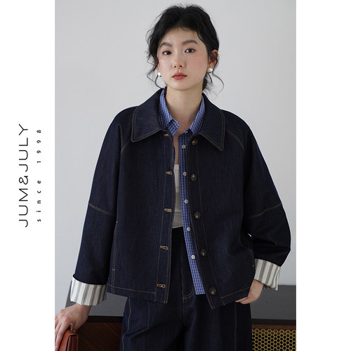 设计感休闲夹克短外套女小个子