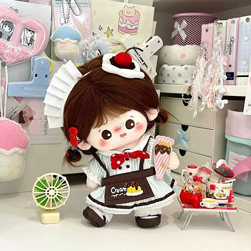 10CM20厘米棉花娃娃衣服公仔玩偶薄荷巧巧高品质替换娃衣精致套装