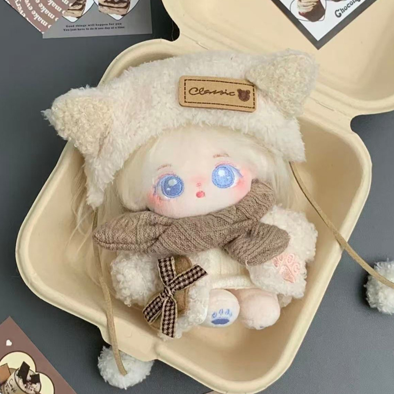 10cm燕可可麦娃娃衣棉花娃娃衣服 海星体 努努体精致超萌可爱包邮