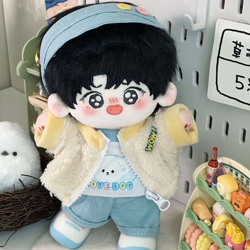 可爱现货20厘米cm棉花娃娃衣服套装玩偶公仔换装无属性娃衣白菜价