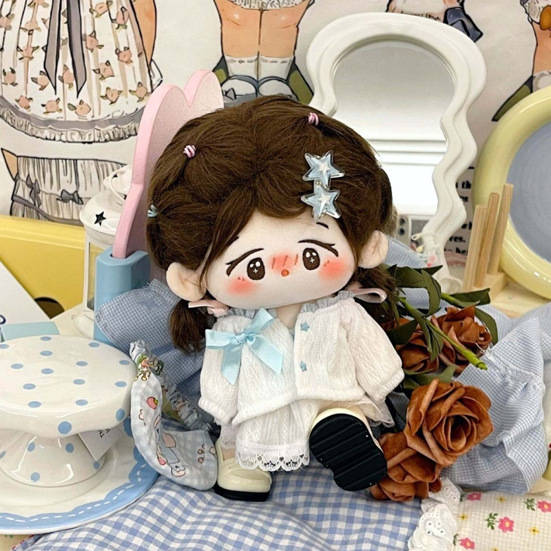 【云海风铃】20cm娃衣开衫蝴蝶结花边外套无属性棉花娃娃衣服