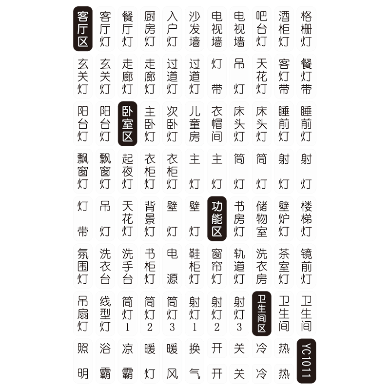 開(kāi)關(guān)標(biāo)識(shí)貼夜光開(kāi)關(guān)提示貼紙裝飾墻貼簡(jiǎn)約燈開(kāi)關(guān)面板輕奢家用標(biāo)簽