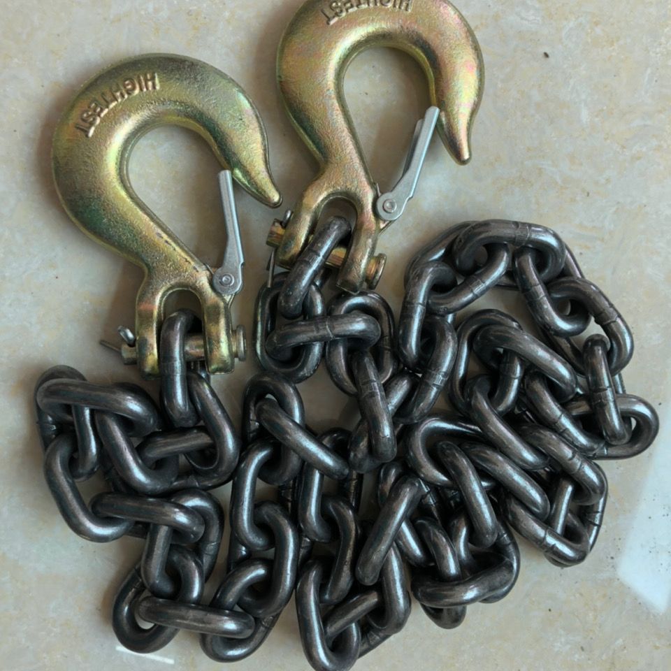 锰钢链双钩吊链铁链挂钩